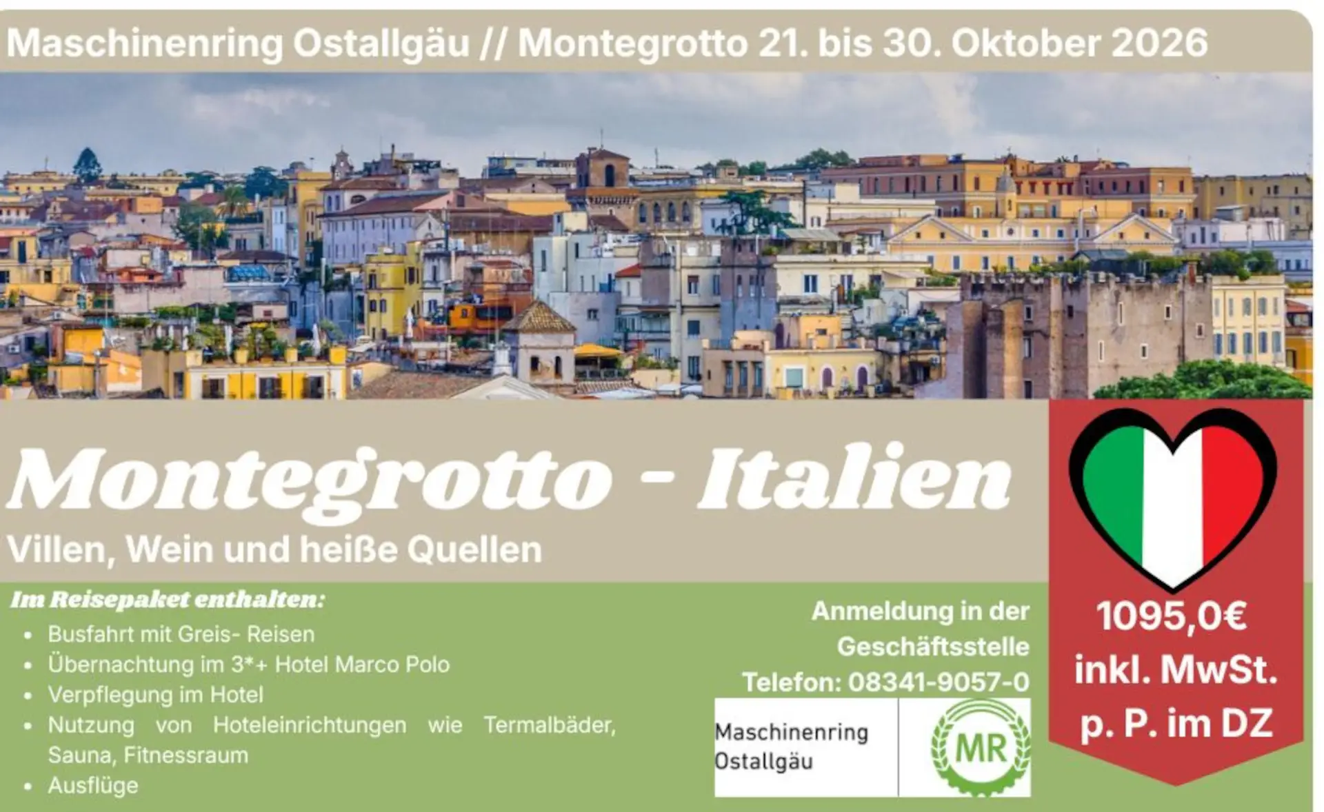 Herbstreise nach Montegrotto